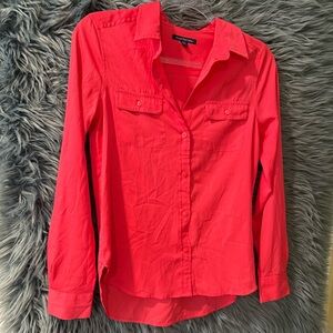 American Eagle Button Up Shirt - Size XS | Color: Bright Pink